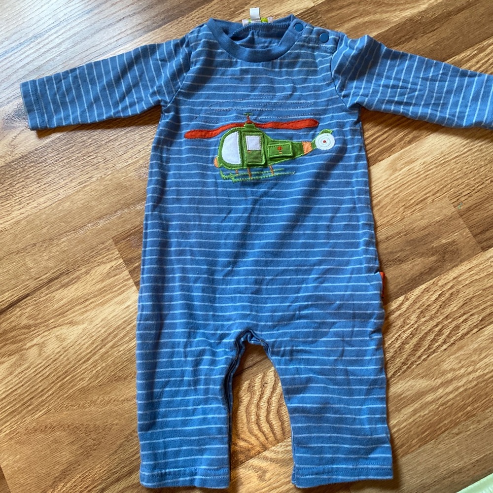 Le Top helicopter pajamas 3 months